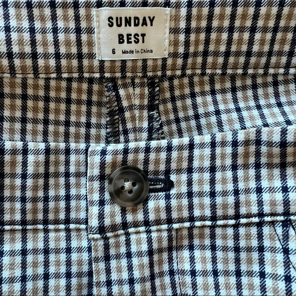 Aritzia Sunday Best Freshman Check Pants - Picture 8 of 9